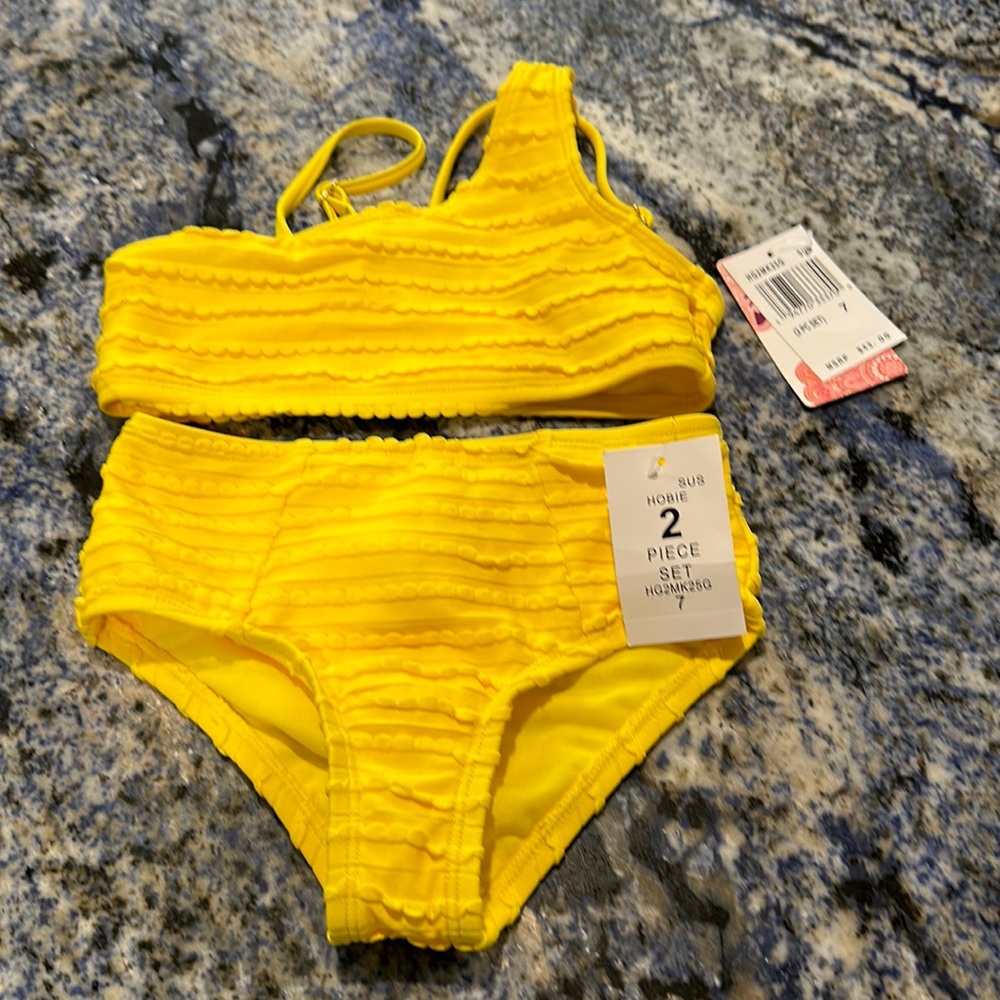 Girls Hobie Bikini Size 7 NWT